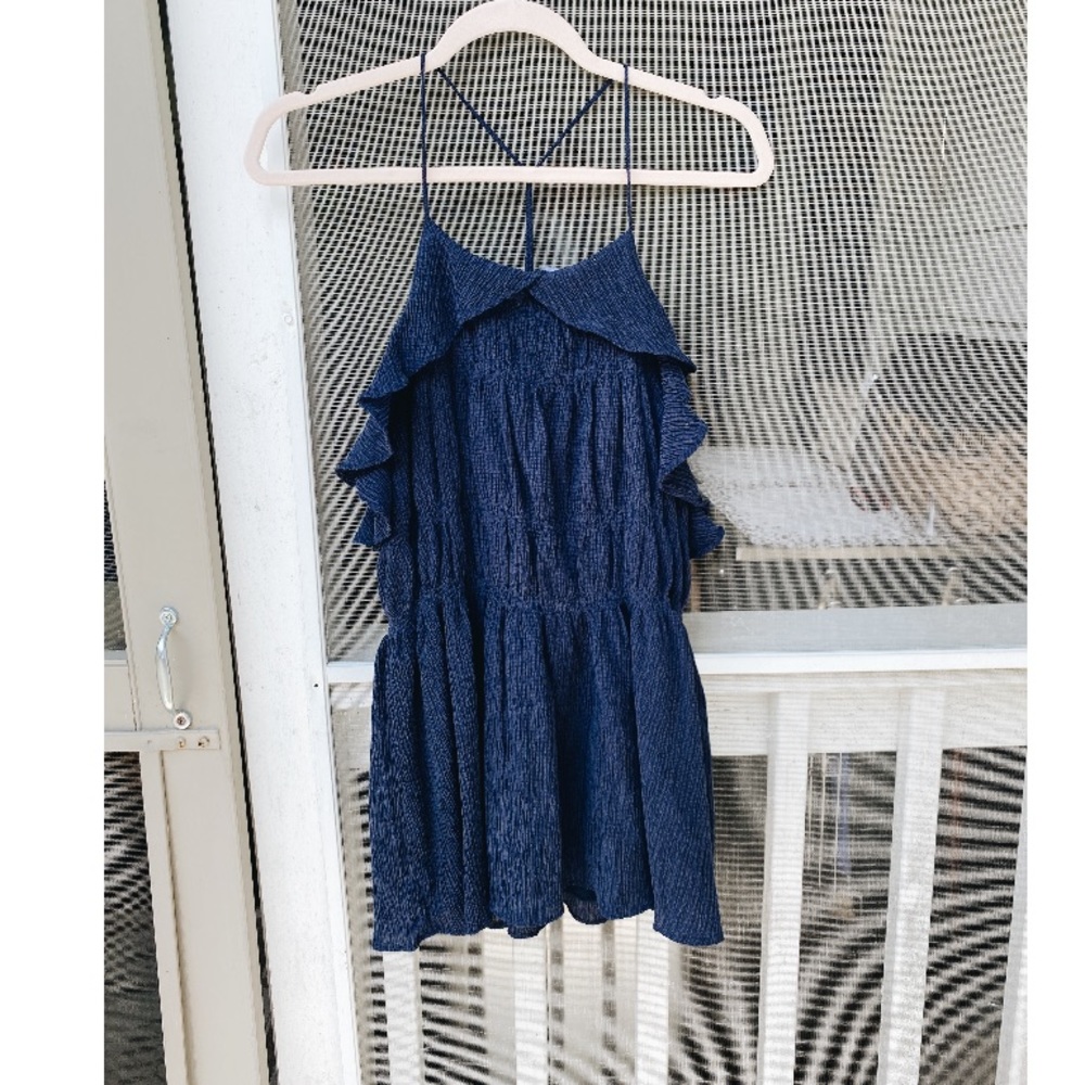 Navy mini sundress
